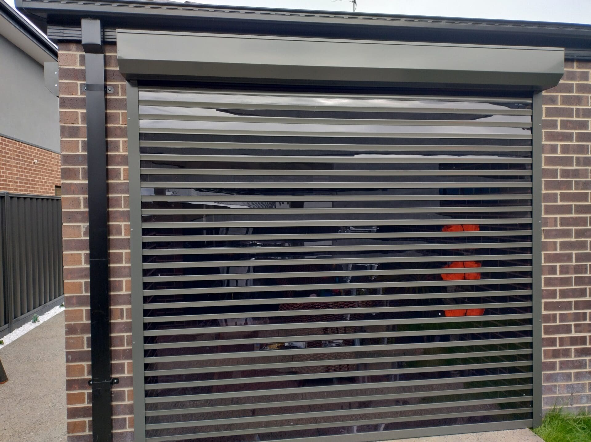 Alfresco Area Shutters a close up of alfresco